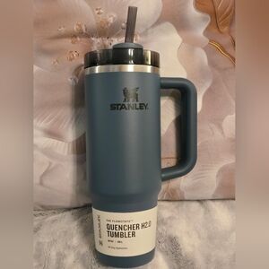 Blue Insulated Tumbler with Handle